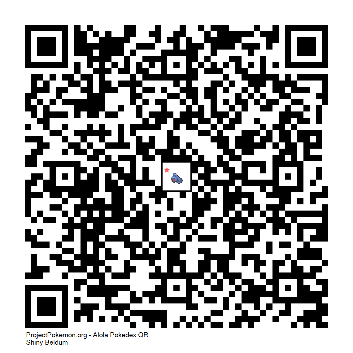Cdigo QR de Beldum variocolor